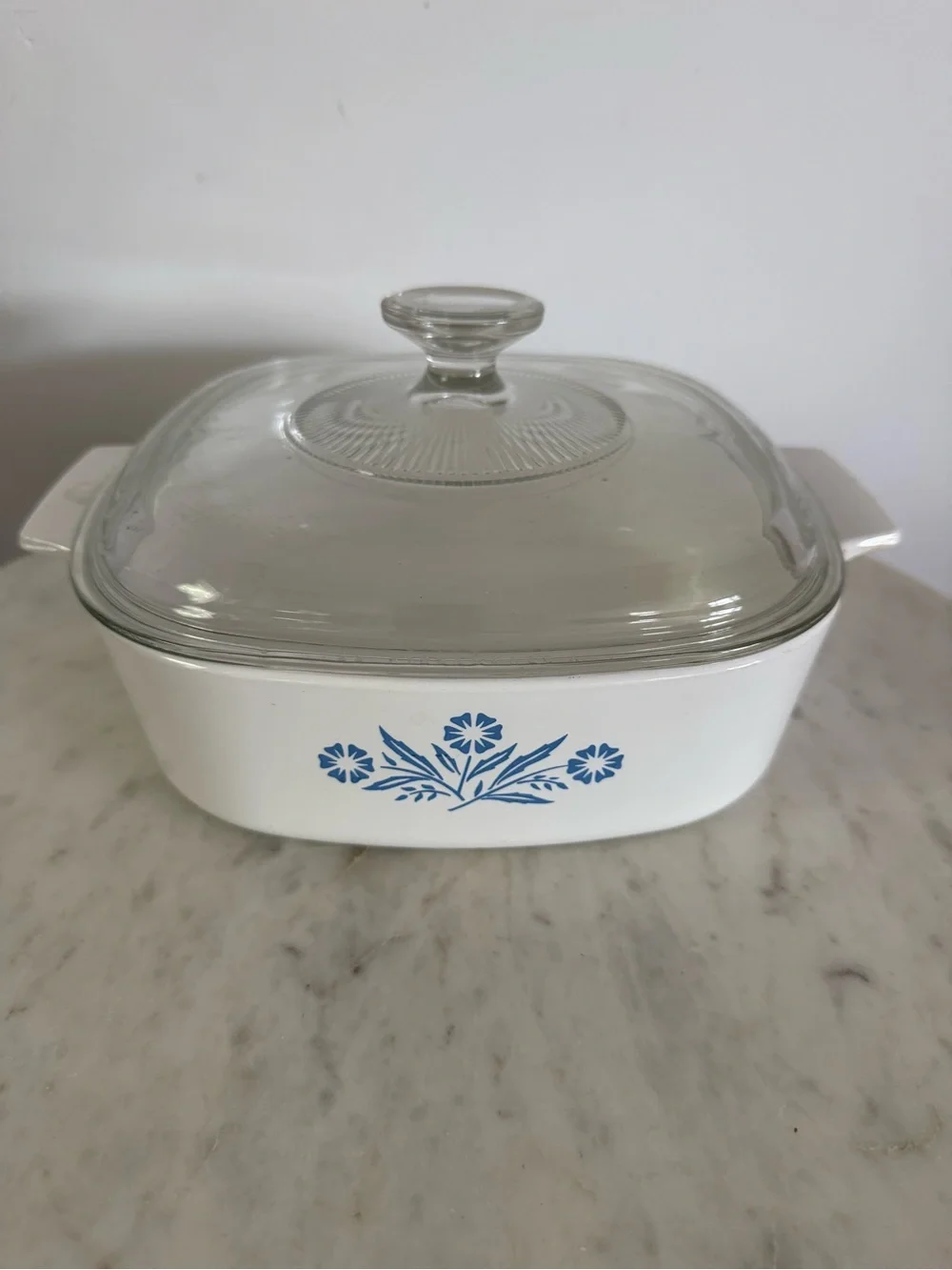 Corning Ware Blue Cornflower A-2-B w/ matching Pyrex A-9-C Lid 2 Qt